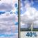 Today: A chance of showers and thunderstorms after noon. Partly sunny, with a high near 86. East wind around 5 mph. Chance of precipitation is 40%. New rainfall amounts less than a tenth of an inch possible. Today: Partly Sunny then Chance Showers And Thunderstorms
