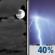 Saturday Night: Patchy fog between midnight and 4am, then patchy fog and a slight chance of showers and thunderstorms between 4am and 5am, then patchy fog and a chance of showers and thunderstorms. Mostly cloudy, with a low around 66. Northeast wind 0 to 10 mph. Chance of precipitation is 40%. Saturday Night: Mostly Cloudy then Patchy Fog