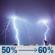 Tuesday Night: A chance of showers and thunderstorms before 10pm, then showers and thunderstorms likely. Mostly cloudy, with a low around 66. South wind 5 to 10 mph. Chance of precipitation is 60%. Tuesday Night: Chance Showers And Thunderstorms then Showers And Thunderstorms Likely