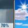 Sunday: Rain Showers Likely then Mostly Sunny