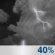 Tonight: A chance of showers and thunderstorms before 9pm, then a chance of showers and thunderstorms. Mostly cloudy, with a low around 67. South wind 5 to 10 mph. Chance of precipitation is 40%. New rainfall amounts less than a tenth of an inch possible. Tonight: Chance Showers And Thunderstorms